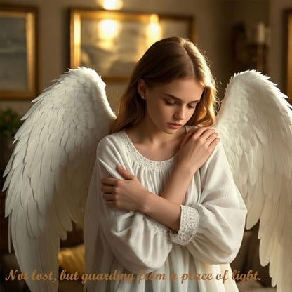 NAN ZAI NAN FANG Cardinal Gifts for Women - 2-Piece Set Angel Figurines | Sympathy Gifts for Loss of Loved One,Mother,Father，Husband-Memorial Cardinal Decor for Home-Resin Sculpted Statue - style: Set