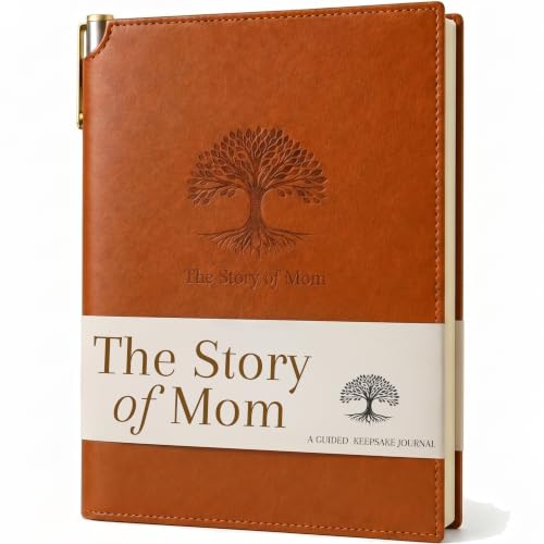 SETTINI® The Story of Mom Guided Keepsake Journal to Share Her Life Story - color: The Story of Mom