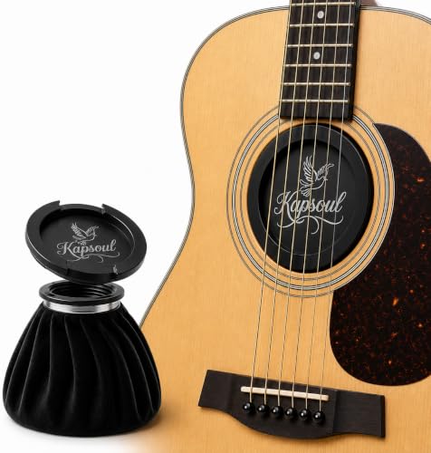 Kapsoul Keepsake Urn with Acoustic Guitar Insert, Decorative Memorial for Loved One or Pet
