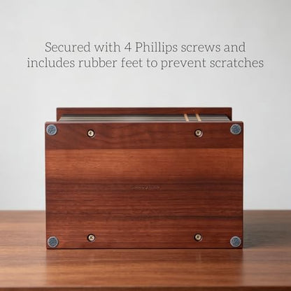 Cross Walnut Wooden Urn for Human Ashes,Adult Cremation Urn for Men & Women
