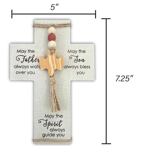Abbey + CA Gift Confirmed in Christ Wall Cross, Confirmation Gift for Christian Boys and Girls, Easel Back, 7 1/4 Inches - color: Confirmation
