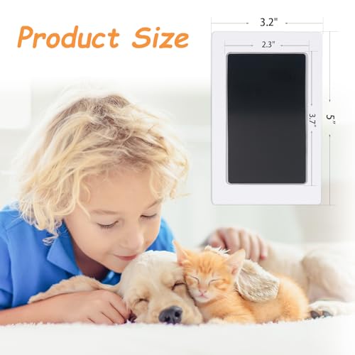 DeerZone Inkless Paw Print Kit,Dog Paw Print Kit,Dog Nose Print Kit - color: Black, size: Small-Medium 2 Pack