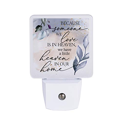 DEXSA Auto ON/Off PlugIn LED Night Light - Automatic & Safe, Illuminates and Adds the Perfect Touch to any Room | Nightlight - Because someone we love is in heaven, we have a little heaven in our home