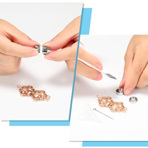 Oinsi Pet Cremation Jewelry For Ashes For Dog/Cat Paw Stainless Steel Memorial Locket Urn Necklace Inside Mini Case Keepsake Cremation Jewelry Women Men - color: Rose Gold-Silver
