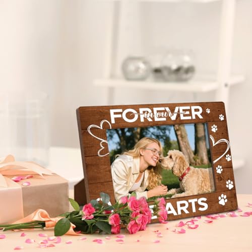 Photo Gifts Wooden Picture Frame, I Loved You All of Your Life, Wood Pet Dogs Gift Picture Frames, Pet Memorial Gifts for Dogs, Wooden Photo Frame For Wall Tabletop Display 7.9 * 5.7inches - color: Style 15