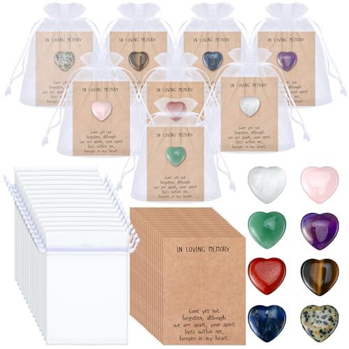 50 Sets Funeral Supplies Celebration of Life Token Bulk, Brown - color: Brown