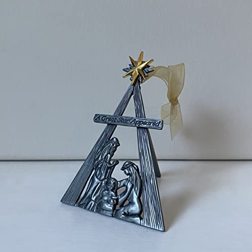 Cathedral Art Abbey & CA Gift Star Appeared Easel Ornament On Gold Ribbon Gift Boxed - style: Star Appeared Easel