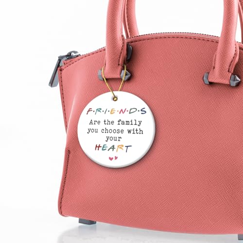 Friend Gift - Christmas Decorations Ornaments, Ceramic Friendship Ornament, Sentimental Best Friend Birthday Gifts for Women, Unique Fun Gift for Female Friends - style: Friend