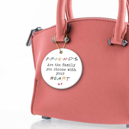 Friend Gift - Christmas Decorations Ornaments, Ceramic Friendship Ornament, Sentimental Best Friend Birthday Gifts for Women, Unique Fun Gift for Female Friends - style: Friend