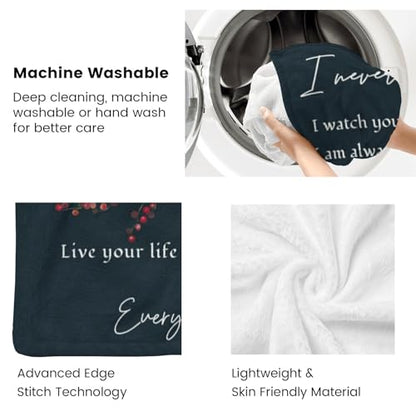 Personalized Memorial Blankets with Photos, in Memory of Loved One Gifts, Sympathy Bereavement Cardinal Blanket for Loss of Mom Dad Grandma Husband Son Daughter - color: New Arrivals-2