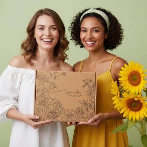 Gift Baskets Sunflower Thinking of You Care Package Get Well Soon for Women