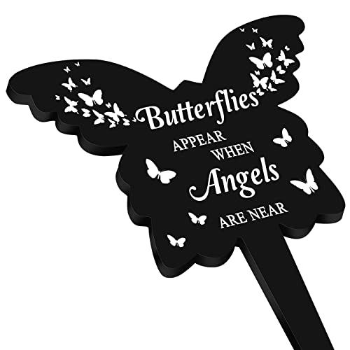 Roowest Grave Decoration for Cemetery Grave Marker for Memorial,Sweet Style