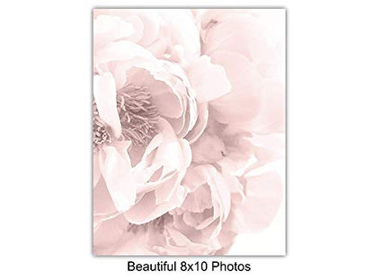 Memorial Gift for Loved Ones - Encouragement Remembrance Gift for Dog, Cat, Pet Owner - Remember Me Wall Art, Sentimental Room Decor, Home Decoration - 8x10 Floral Poster Photo Set UNFRAMED