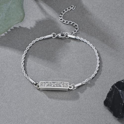 Urn Bracelet for Ashes for Women 925 Sterling Silver Bar Cremation Bracelet Cremation Memorial Keepsake Jewelry Gifts for A Loss of Loved Ones - style: Butterfly