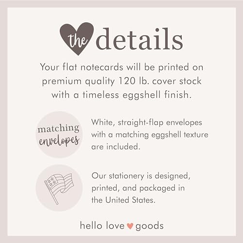 Daisies Funeral Thank You Cards | Sympathy Acknowledgement, Bereavement Notes, With Envelopes, 4.25x5.5" Flat Notecards