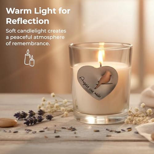Whitney Howard Designs Thinking of You Memorial Candle - Sympathy Grief Gift for Loss of Mom, Father, Grandmother, Grandfather, Husband, Wife, Loved One - Funeral Bereavement Gift - color: Thinking of You