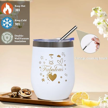 Mother's Day Gift Basket for Women, 11-Piece Self Care Spa Gift Set with Cozy Blanket in Elegant Gift Box, Thinking of You, Get Well Soon and Sympathy Gifts for Mom, Wife, Sister