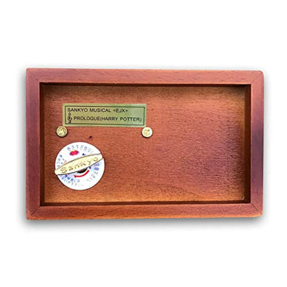 BinkeGG Wooden Hollow Out Wind up Music Box Jewelry Box with Sankyo Musical Mechanism Tune: Hedwigs Theme - color: Hollow Out Jewelry Box, size: Hedwigs Theme