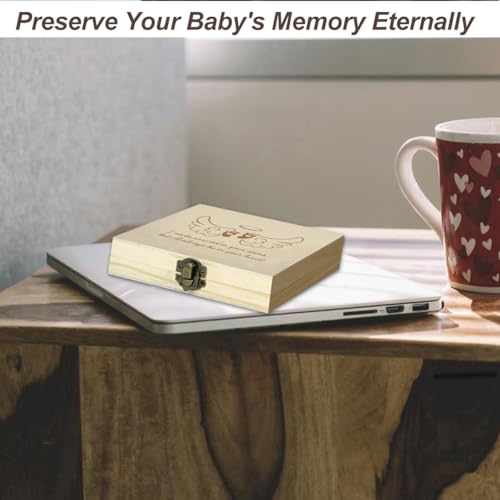 Miscarriage Gifts for Mothers Dad Miscarriage Memorial Wooden Box Loss of Baby Sympathy Keepsake Gifts Baby Loss Memorial Gift Bereavement Gift for Loss of Child