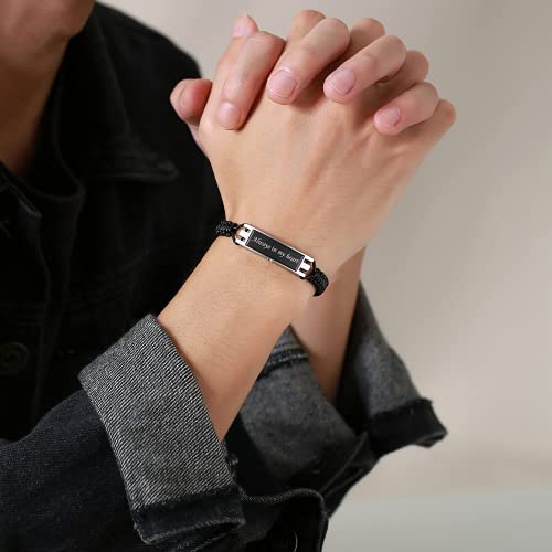 MPRAINBOW Adjustable Cremation Memorial Urn Bracelet, Stainless Steel Cremation Manmade Braided Urn Bracelet Keepsake Urn Bracelet for Ashes with Fill Kit - color: style A-1PCS