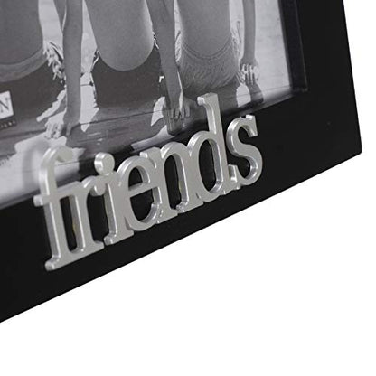 Malden International Designs Friends Expressions Picture Frame, 4x6, Black - style: Friends