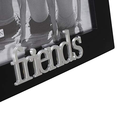 Malden International Designs Friends Expressions Picture Frame, 4x6, Black - style: Friends