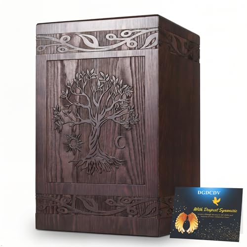 DGDCDV Cremation Urns for Human Ashes Adult Male Female - size: Large - Adult Urn