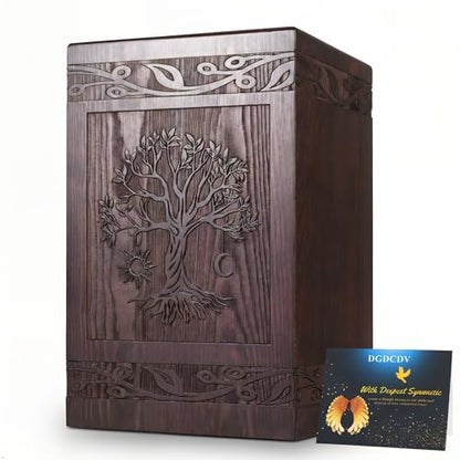DGDCDV Cremation Urns for Human Ashes Adult Male Female - size: Large - Adult Urn