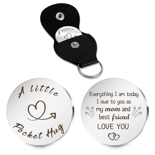 Pocket Hug Token Valentines Day Gifts For Him Graduation Gifts Back To School Gifts 2026 Eatser Basket Stuffer Keepsake - color: To Mom: I Owe to You as My Mom