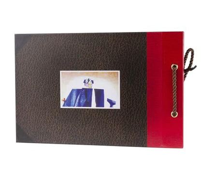 Scrapbook Photo Album,Our Adventure Book, Embossed Words Hard Cover Movie Up Travel Scrapbook for Anniversary, Wedding, Travelling, Baby Shower, etc (Adventure Book) - color: Adventure