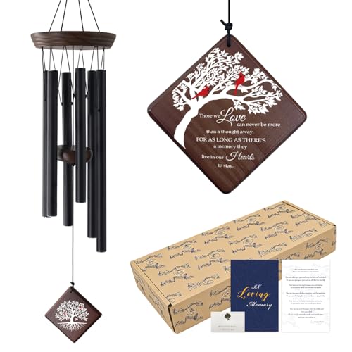 Memorial Wind Chimes for Loss of Loved One, Cardinal Sympathy Gifts - size: Those we love