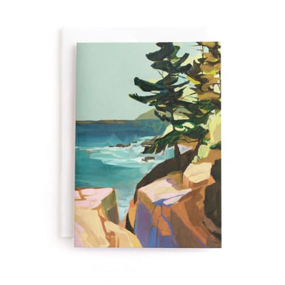 Minted | Blank Greeting Card, 5x7 w/Envelope | Coast Office II | Independent Artist-Designed with Quality Materials - color: Coast Office II