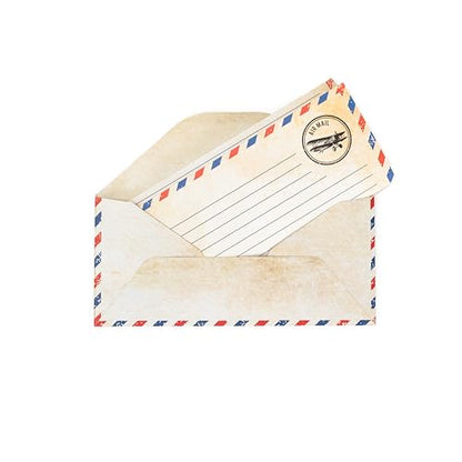 Airmail Letter Set - Make Long Distance Messages Feel More Meaningful - color: 60 PACK AIRMAIL