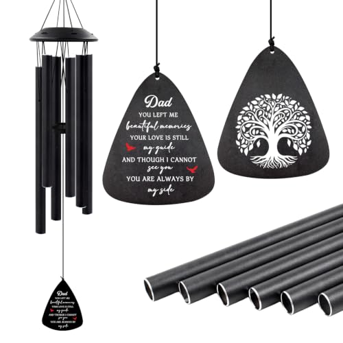 Sympathy Gifts for Loss of Dad 32" Memorial Wind Chimes for Loss of Father - size: 32"Dad Memorial