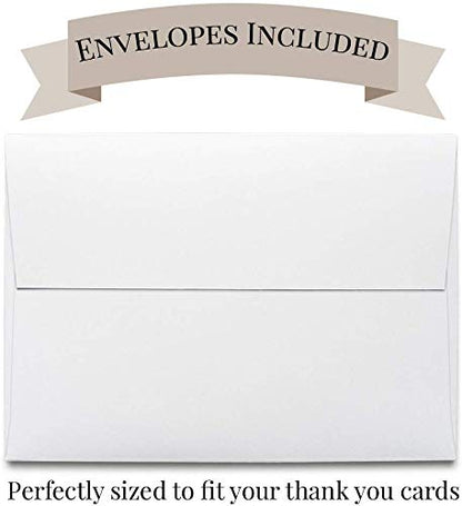 Kids Thank You Cards Escape Room Birthday Party Thank You Notes, Ten 4" x 5.5" Fill-In The Blank Cards with 10 White Envelopes by AmandaCreation - style: Kids Thank You Cards Escape Room
