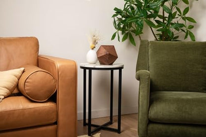 Contemporary Cremation Urn for Ashes, Handmade Walnut Wood Urn, TSA Approved Urn, The Bleecker Memorial in Walnut (Large) by Oaktree - size: Large