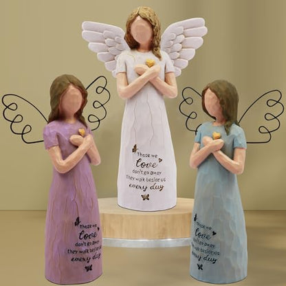 BORLESTA Memorial Gifts Angel - Sympathy Gifts for Loss of Loved One, Dog Memorial Gifts for Loss of Dog, Dog Passing Away Gifts - Dog Angel Figurines