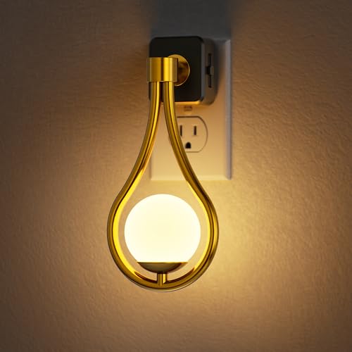 Briignite LED Night Light, Night Lights Plug into Wall, 0-100LM Dimmable - color: Cream