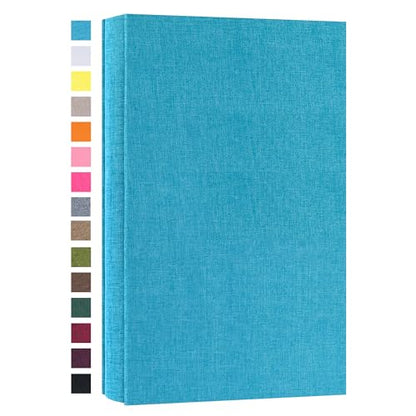 potricher Photo Album 4x6, 300 Pockets, Linen Cover, Blue | Small Capacity 4x6 Picture Albums with Horizontal Pockets, 4x6 Photo Book for Family, Wedding, Baby, Anniversary - color: Blue