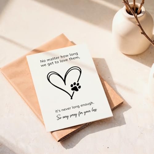 fancu Pet Sympathy Card for Dogs - color: ZC-021