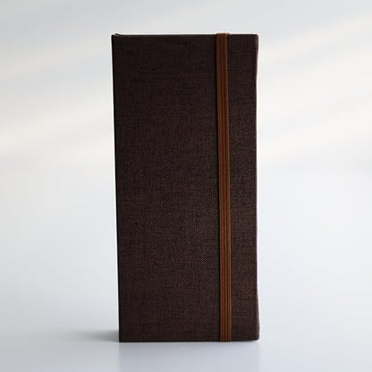 Photo Booth Photo Album - For Wedding or Party - Side Slide In 2X6 Picture Holder – Guest Book & Memory Keepsake – Linen Hard Cover With Band Keeps Photobooth Picture Prints Safe (ESPRESSO BROWN) - color: ESPRESSO BROWN