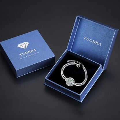 TUGHRA Ashes Bracelet for Women Urn Bracelet for Ashes 925 Sterling Silver Cremation Jewelry Memorial Gifts Keepsake Bracelet - style: Ashes Bracelet-coin-compass-abalone shell