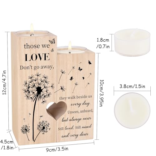 Sympathy Gifts for Loss of Loved One, Bereavement Candle Holders | Condolence Gift, Memorial Gifts for Mother Father Grandma Grandpa Aunt