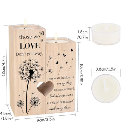 Sympathy Gifts for Loss of Loved One, Bereavement Candle Holders | Condolence Gift, Memorial Gifts for Mother Father Grandma Grandpa Aunt