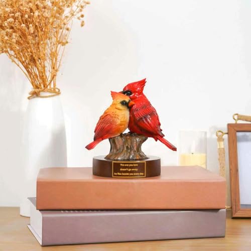 Tian Zhun Cardinal Memorial Gifts Sympathy Gifts for Loss of Loved One Husband Wife Bereavement Gift Cardinal Figurine Statue