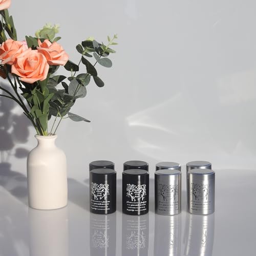 3 Inches Small Urns for Human Ashes Set of 8 Mini Urns for Sharing Small Keepsake Urns Memorial Ashes Holder-Heart Tree - size: Set of 8-heart tree