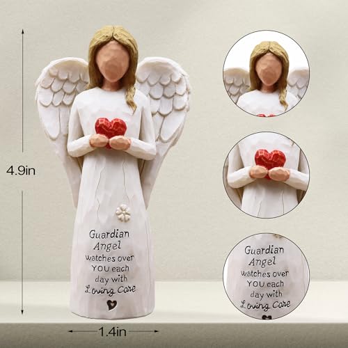 AUKEST Guardian Angel Statue, Angel Gifts for Women, Angel Figurines