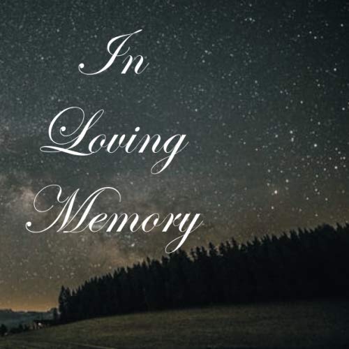In Loving Memory Funeral Registry Book: Memorial GuestBook