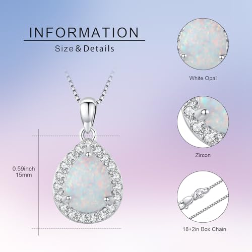 Urn necklace for Ashes 925 Sterling Silver Opal/Turquoise/Moonstone/Moss agate Pendant Cremation Memory Jewelry Keepsake Gifts for Women - style: Custom