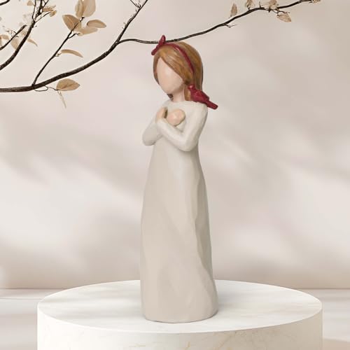 Cardinal Gifts for Women, Sympathy Gifts for Loss of Loved One | for Women, in Loving Memory, Bird Figurines for Comfort and Healing - style: Messenger